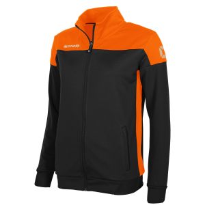 Pride Full Zip Ladies Jacket-Black-Orange-XS