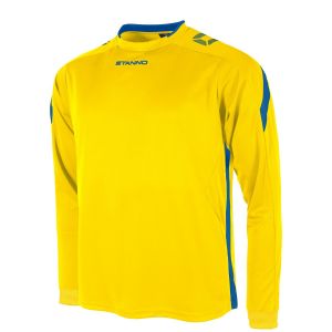 Drive Match Shirt LS-Yellow-Royal-116