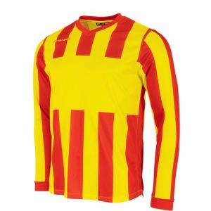 Aspire Long Sleeve Shirt-Red-Yellow-116