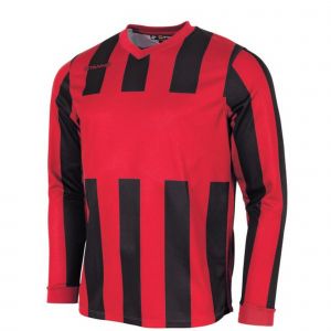 Aspire Long Sleeve Shirt-Red-Black-116