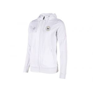 Leopardstown TC - Cleve TTS Hooded Top FZ - Ladies-White-XS
