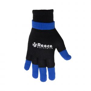 Knitted Ultra Grip Glove 2 in 1-Black-Royal-SR
