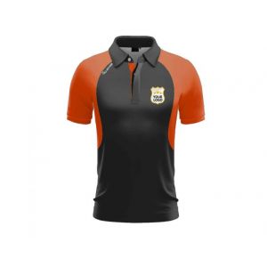 Blade Polo Shirt-Orange-Black-JUNIOR