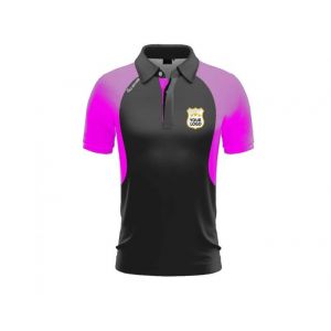 Blade Polo Shirt-Pink-Black-JUNIOR
