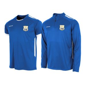 First Half Zip Tracksuit-Royal-White-128