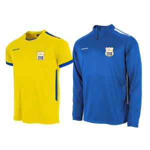 First Half Zip Tracksuit-Royal-Yellow-128