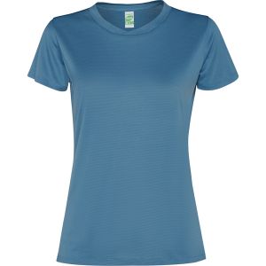 SLAM TECH TEE - RECYCLED - LADIES-Storm Blue-S