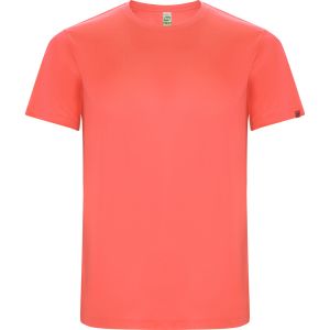 IMOLA TECH TEE - RECYCLED-Fluor Coral-4