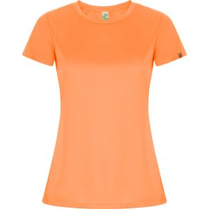 IMOLA TECH TEE - RECYCLED LADIES-Fluor Orange-S