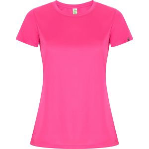 IMOLA TECH TEE - RECYCLED LADIES-Fluor Pink-S