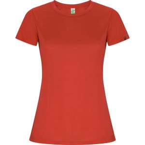 IMOLA TECH TEE - RECYCLED LADIES-Red-S