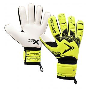 Precision Junior Fusion X Flat Cut Essential GK Gloves