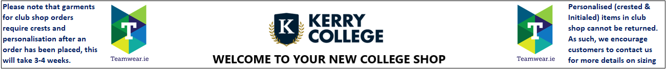 Kerry College Official College Shop